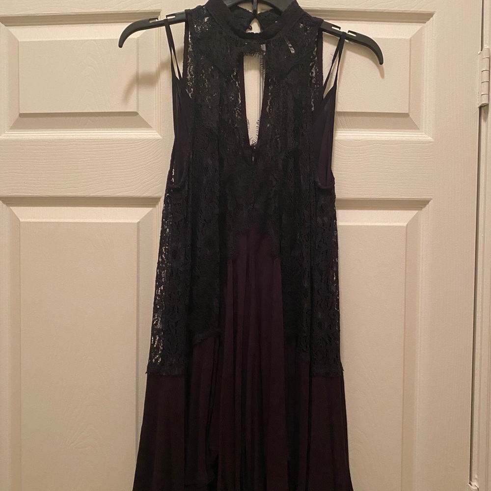 Free people lace dress with slip